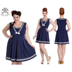 Hell Bunny Sailors Ruin Dress 2XL
